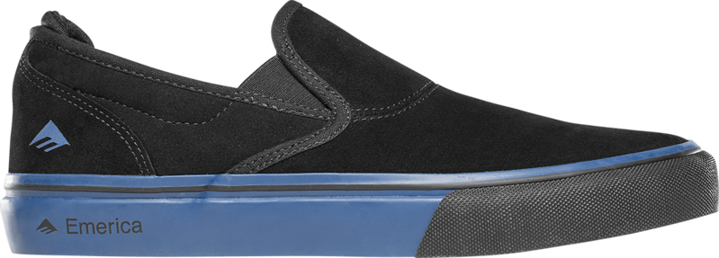 Emerica Wino G6 Slip-On - Black/Blue/Black