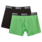 Brick Underneath Solid Pack Boxer Briefs - Black/Green