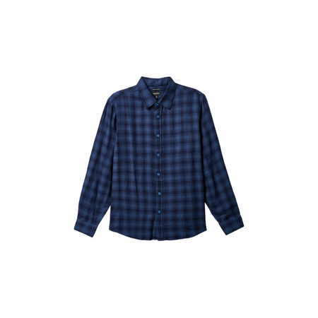 Brixton Cruz Soft Weave L/S Flannel - Moonlit Ocean/Joe Blue