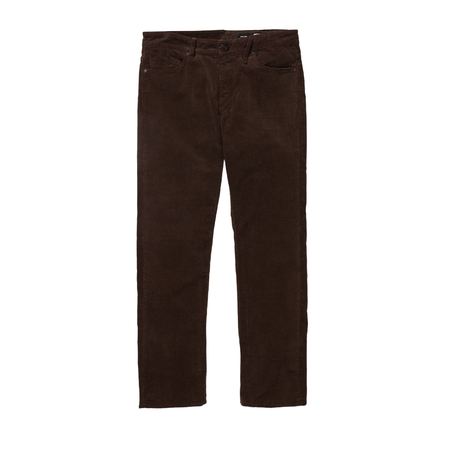 Volcom Solver 5 Pocket Corduroy Pants - Dark Brown