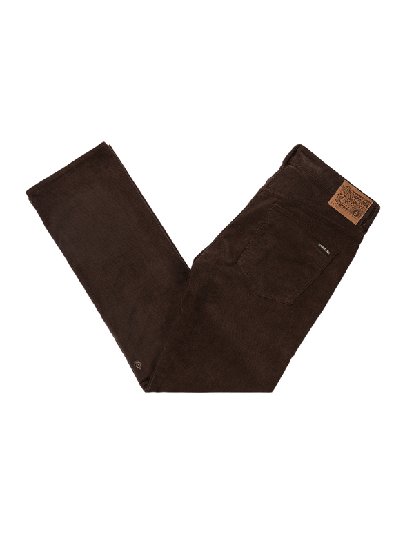 Volcom Solver 5 Pocket Corduroy Pants - Dark Brown