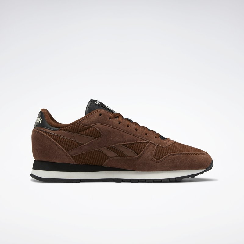 Reebok Classic Leather Shoes - Brun Brossé/Noir Profond/Craie