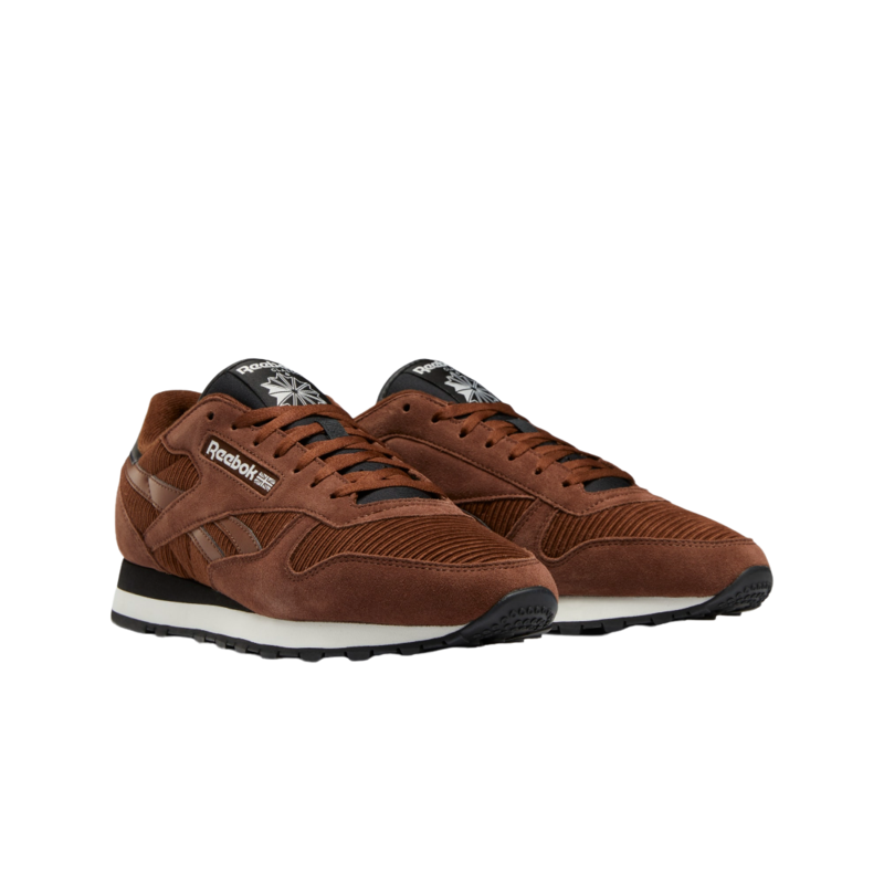 Reebok Classic Leather Shoes - Brun Brossé/Noir Profond/Craie