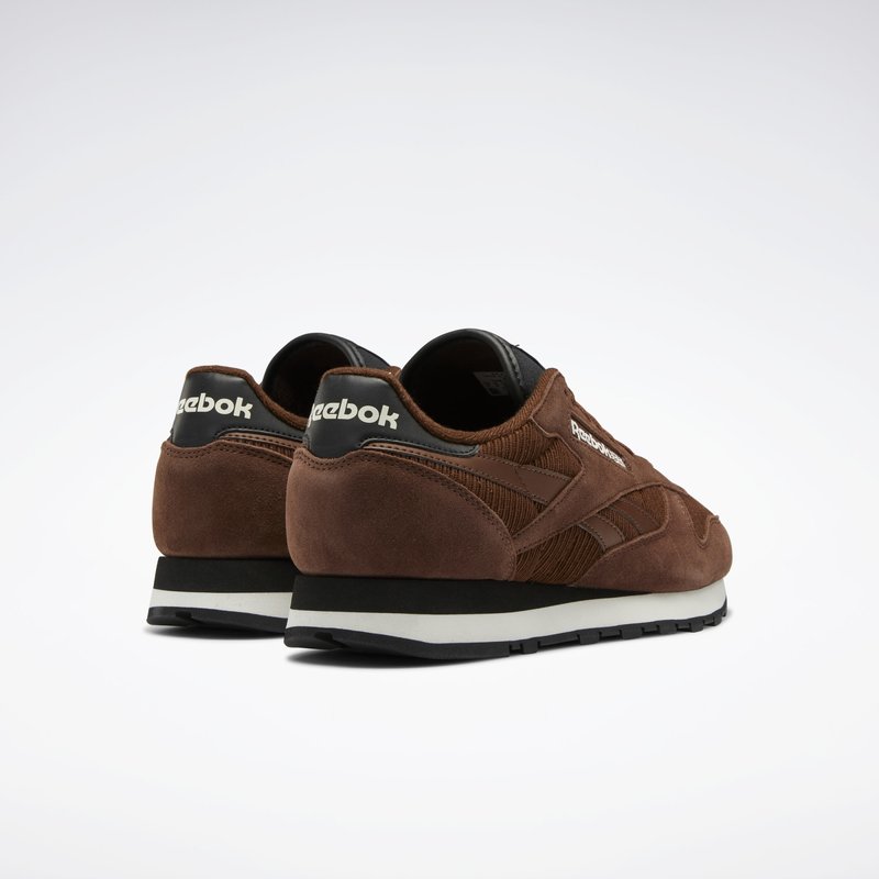 Reebok Classic Leather Shoes - Brun Brossé/Noir Profond/Craie