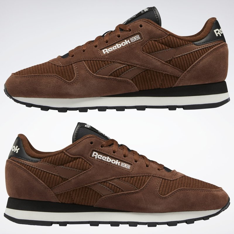 Reebok Classic Leather Shoes - Brun Brossé/Noir Profond/Craie