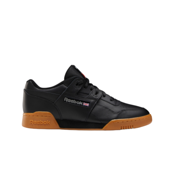 Reebok Workout Plus Shoes - Black/Carbon/Classic Red