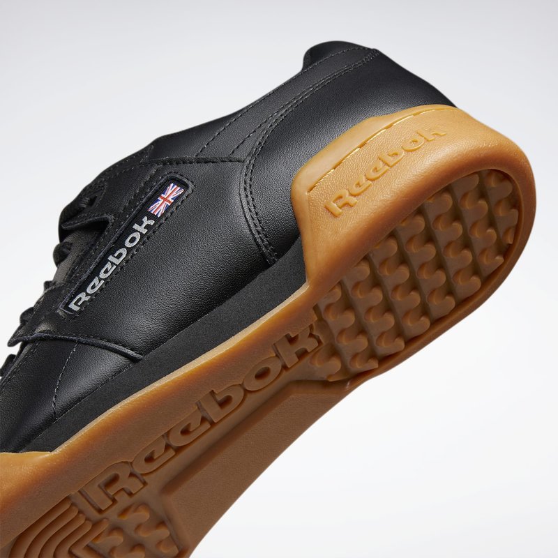 Reebok Workout Plus Shoes - Noir/Carbone/Rouge Classique