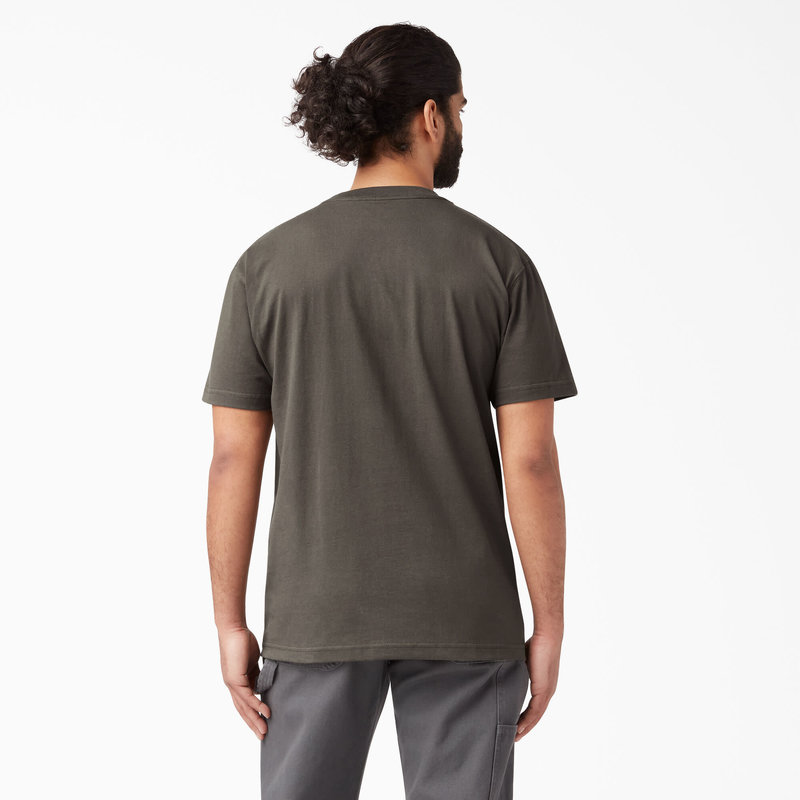 Dickies T-Shirt Lourd M/C Avec Poche - Olive Noire (BV)