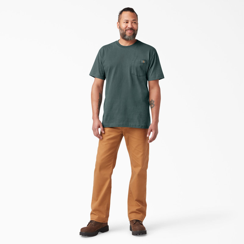Dickies Heavyweight Short Sleeve Pocket T-Shirt - Lincoln Green (LN)