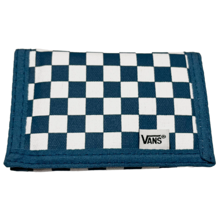 Vans Slipped Wallet - Blue/White Checker