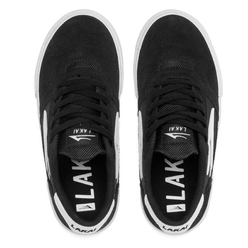 Lakai Cambridge Kids - Black/White Suede