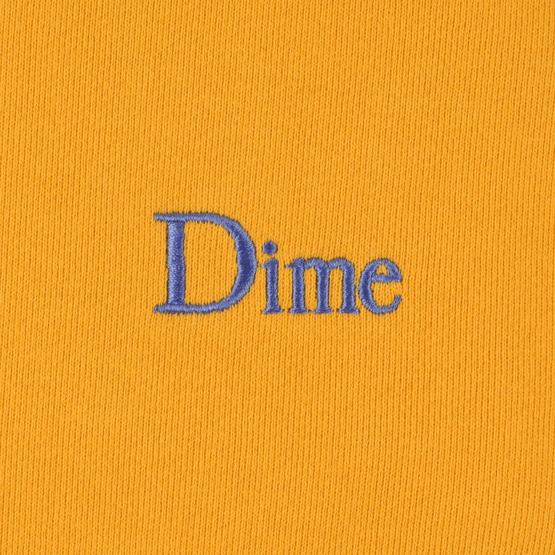 Dime Classic Small Logo Crewneck - Squash - Palm Isle Skate Shop