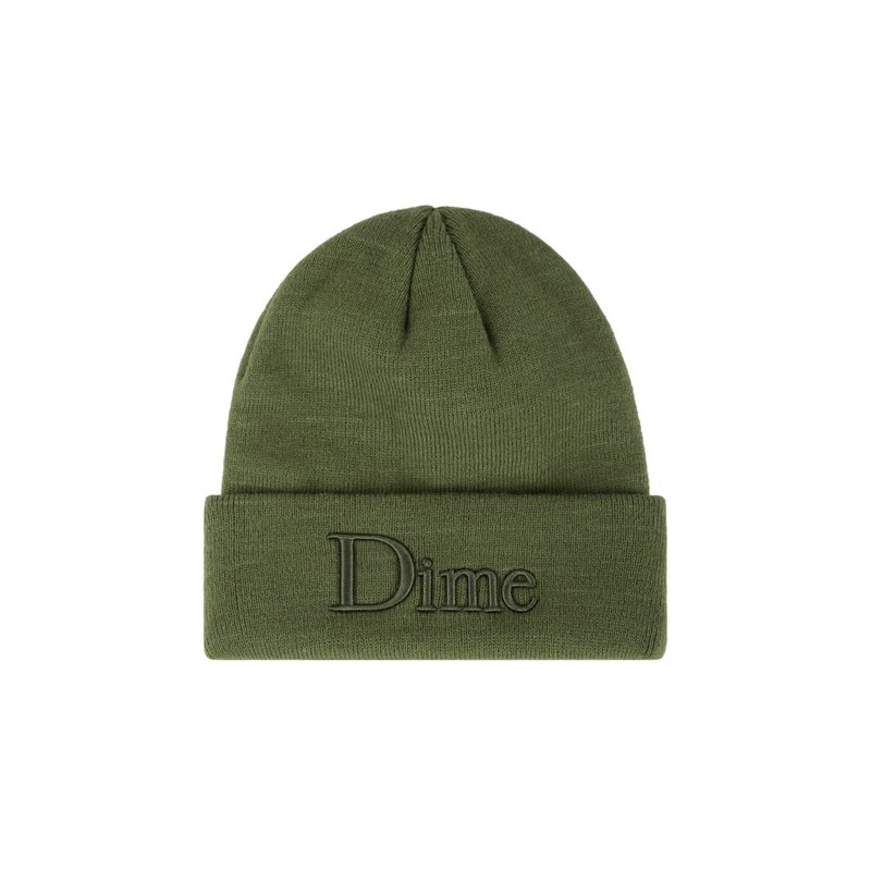 Dime Classic 3D Beanie - Olive Green