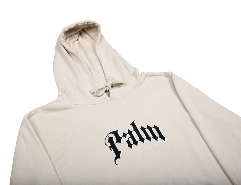 Palm Perrier Embroidered Hood - Pigment Ivory