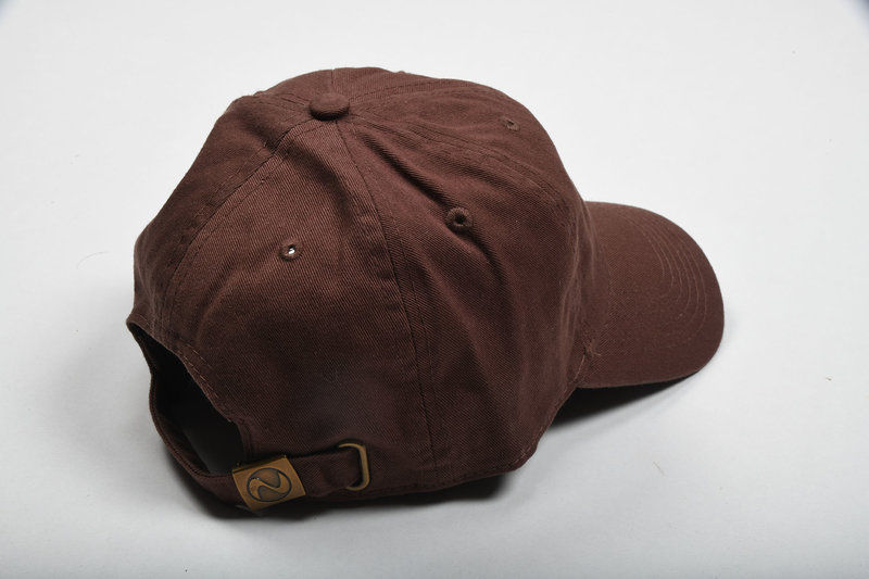 Palm Isle Prick Embroidered Cap - Brown