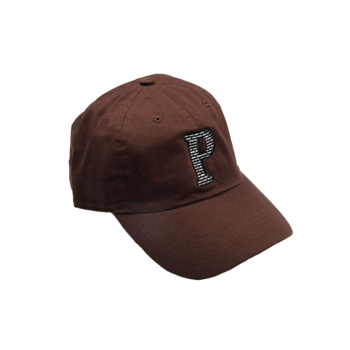 Palm Isle Prick Embroidered Cap - Brown