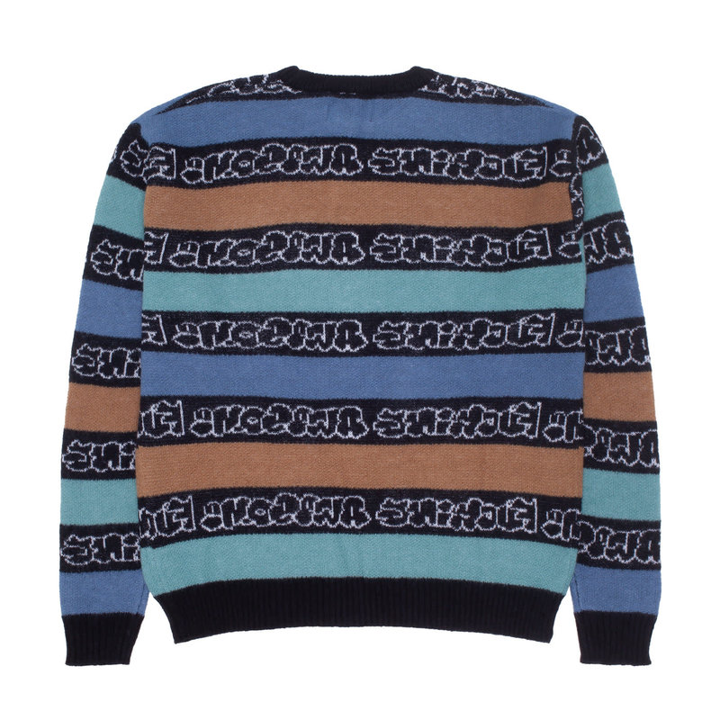 Fucking Awesome Inverted Wanto Brushed Sweater - Black/Multi