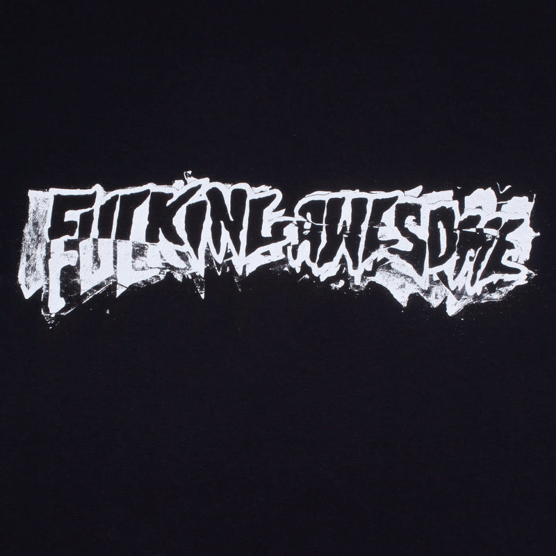 Fucking Awesome Dill Cut Up Logo T-Shirt - Noir