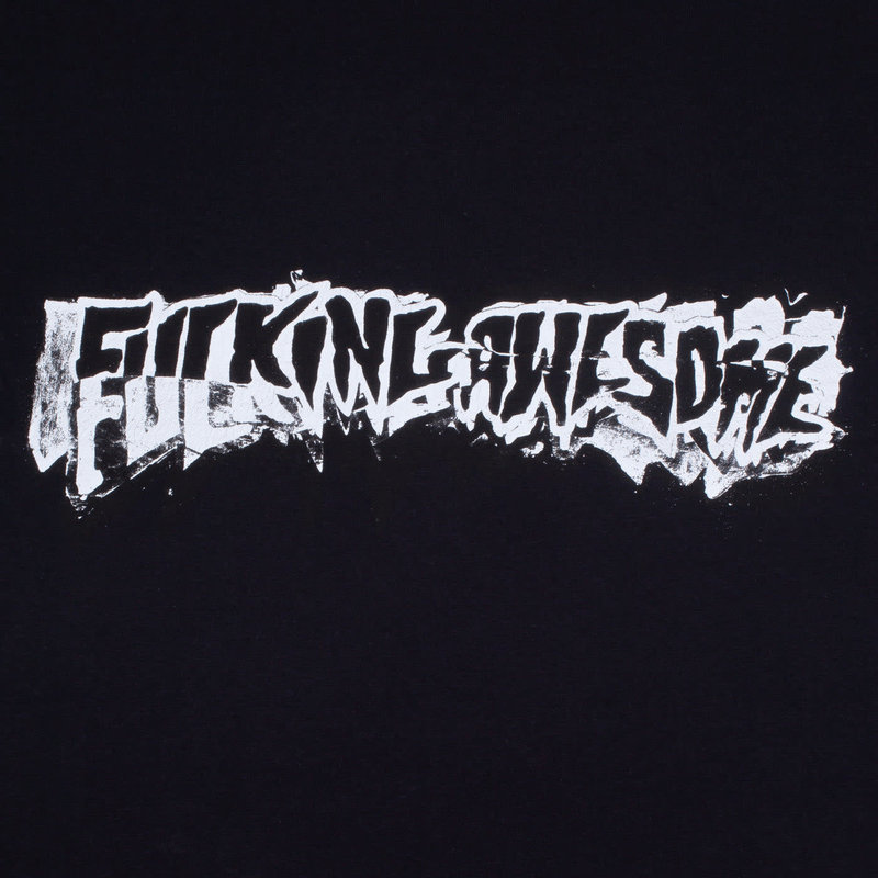 Fucking Awesome Dill Cut Up Logo Tee - Black