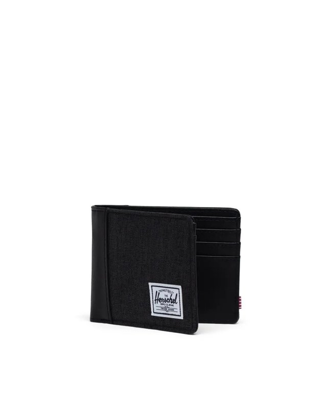 Herschel Hank II Wallet - Black Crosshatch/Black