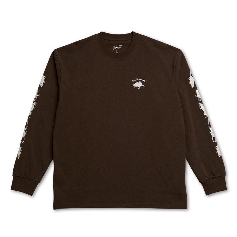 Last Resort AB Rat Race LS Tee - Choco Brown