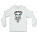 Frosted Crystal Skull Long Sleeve - White