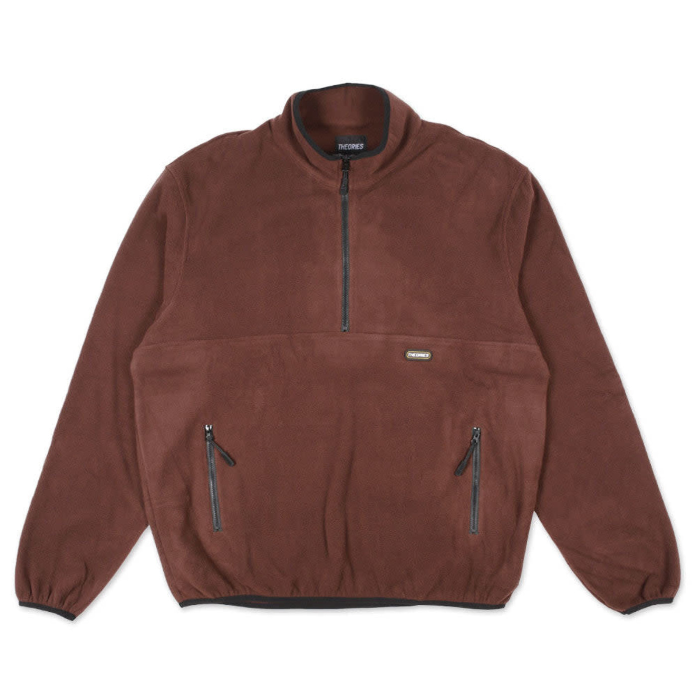 Theories Catskills Lightweight Fleece HalfZip Chocolate Palm Isle