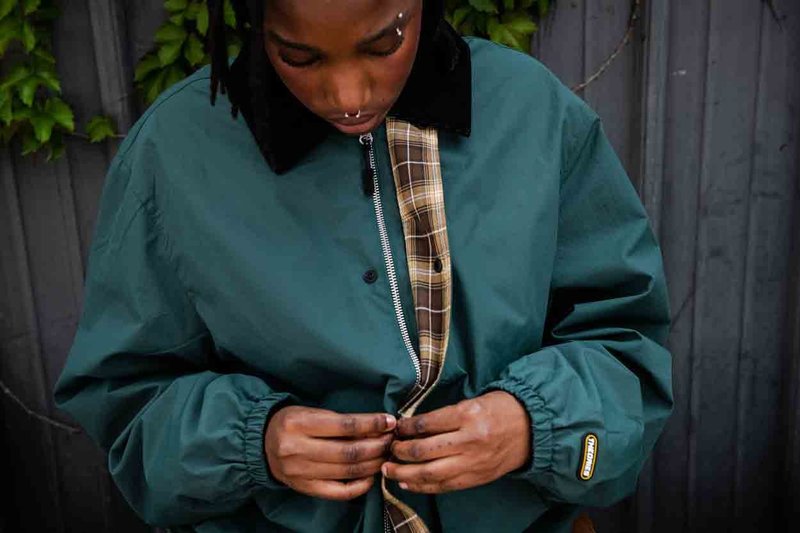 Theories Fairway Nylon Jacket - Mallard Green - Palm Isle Skate Shop