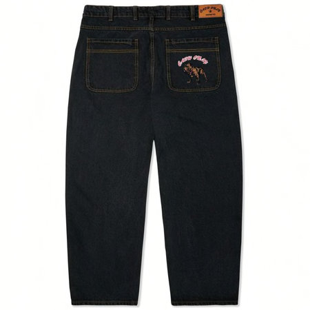 Cash Only Baggy Denim Jeans (Bulldog) - Washed Black