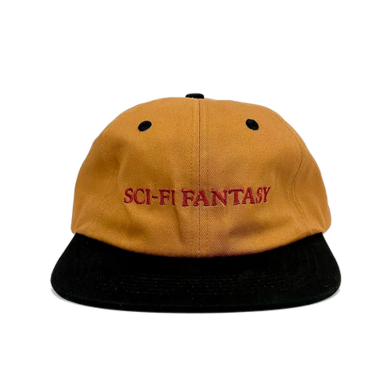 Sci-Fi Fantasy Flat Logo Hat - Brown/Black