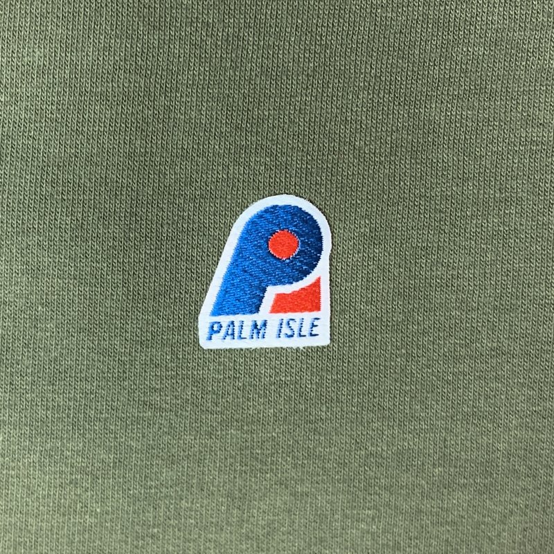 Palm Isle Corp Logo Crewneck - Olive