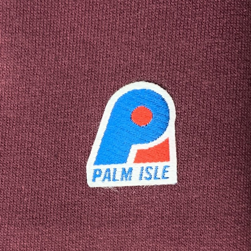 Palm Isle Corp Logo Crewneck - Maroon