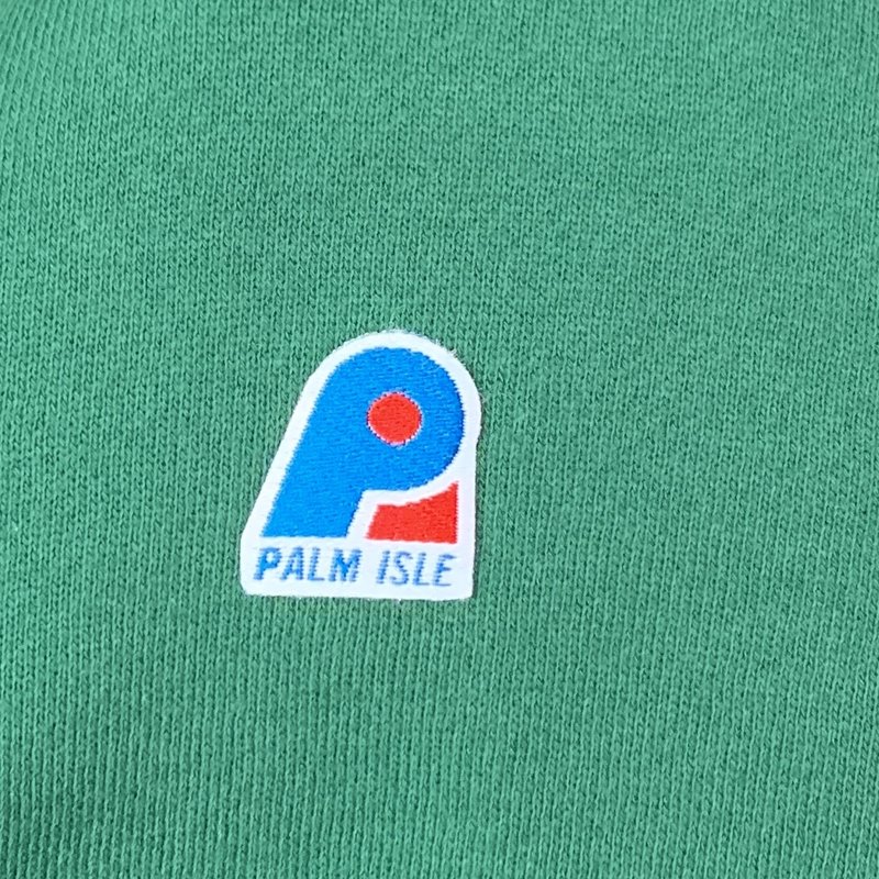 Palm Isle Corp Logo Hood - Dark Green