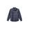 Brixton Bowery Heavy Weight L/S Flannel - Navy/Grey