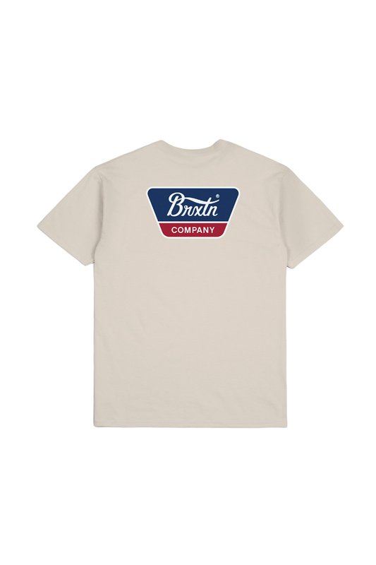 Brixton Linwood T-Shirt Standard M/C - Crème