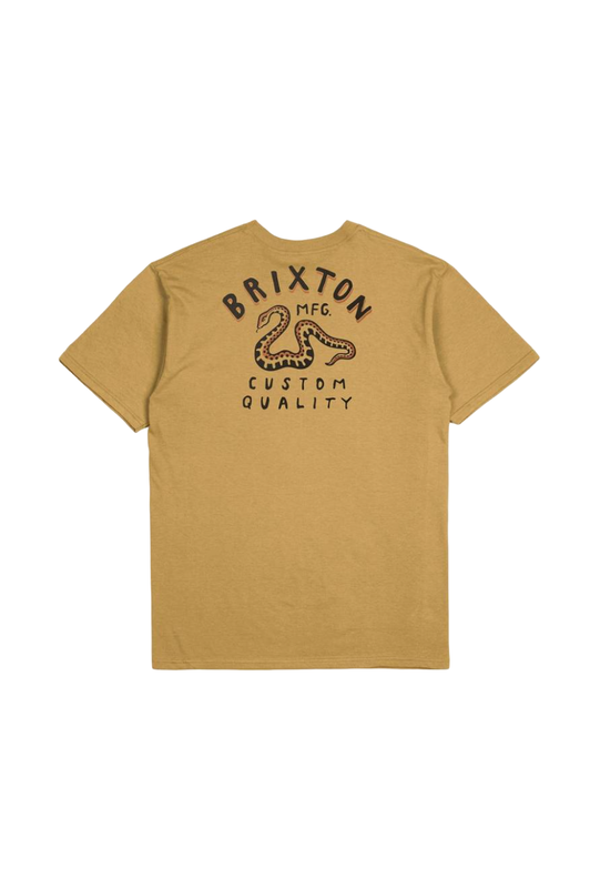 Brixton Clymer S/S Tailored Tee - Bright Gold