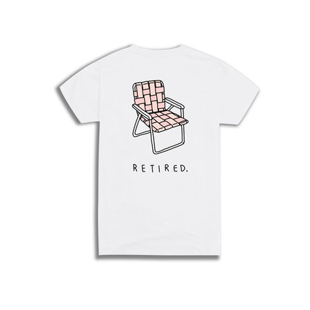 Brother Merle Lawn Chair T-Shirt - White