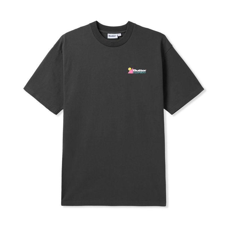 Butter Goods Heavy Weight Pigment Dye Tee - Washed Black