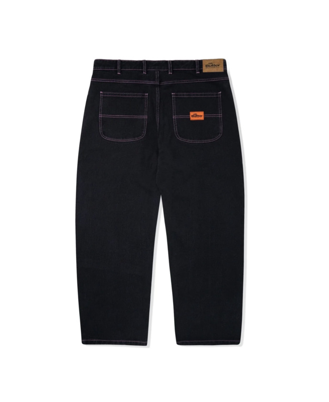 Butter Goods Santosuosso Denim Jeans - Washed Black - Palm Isle