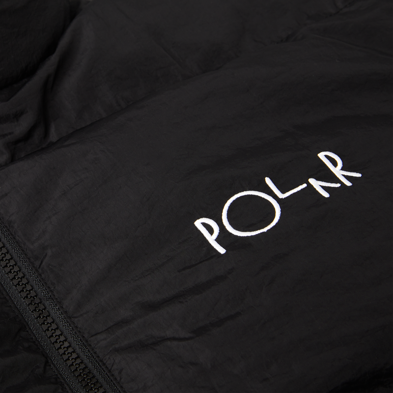 Polar Skate Co. Manteau Puffer à Poches - Noir