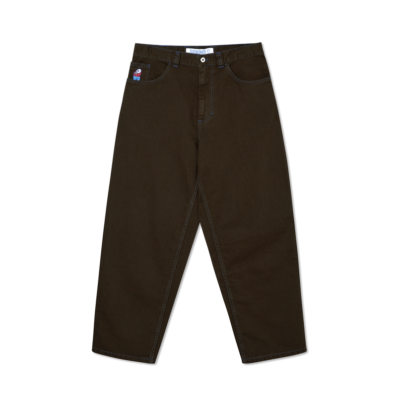 polar BIG BOY JEANS brown Blue S size多数コメント失礼致します