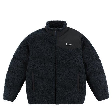 Polar Hood Puffer - Black - Palm Isle Skate Shop