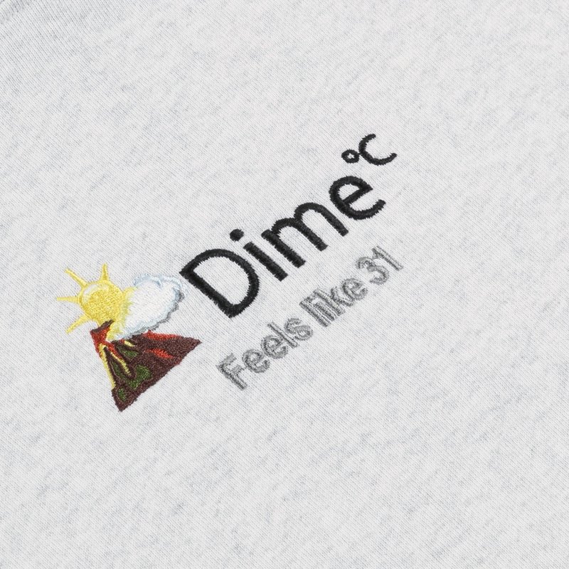 Dime Weather Col Rond - Cendre