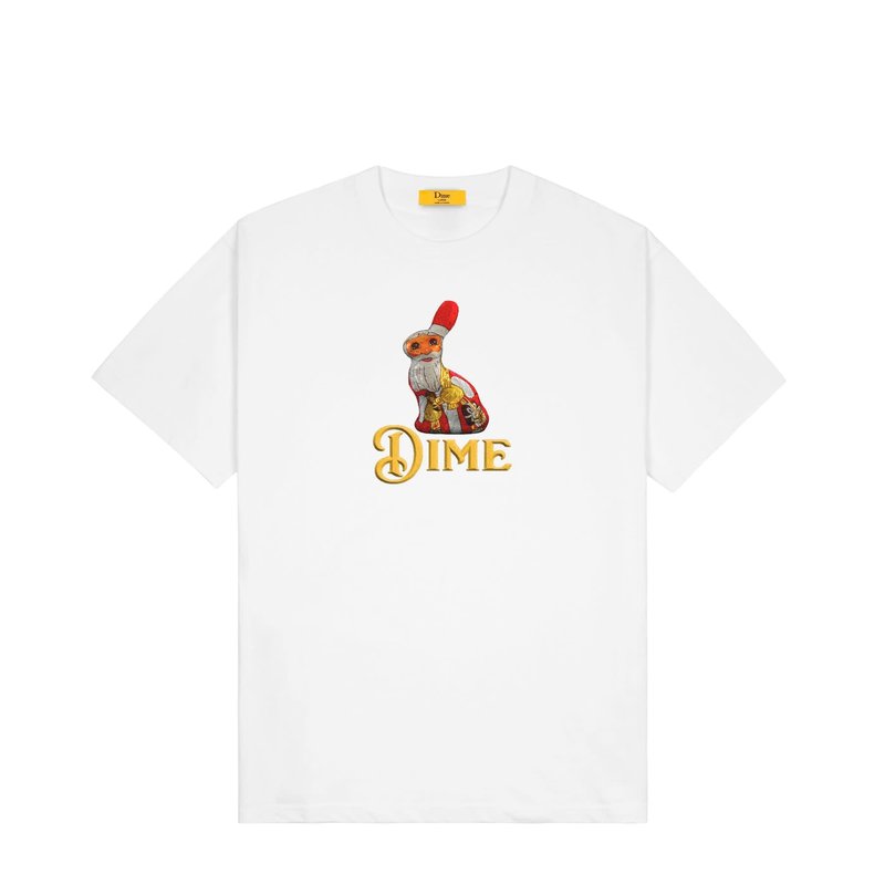 Dime Santa Bunny T-Shirt - White