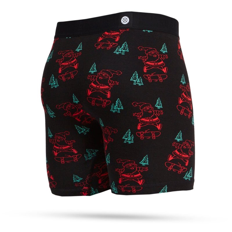 Stance Santa Rips Boxer Brief Wholester - Black