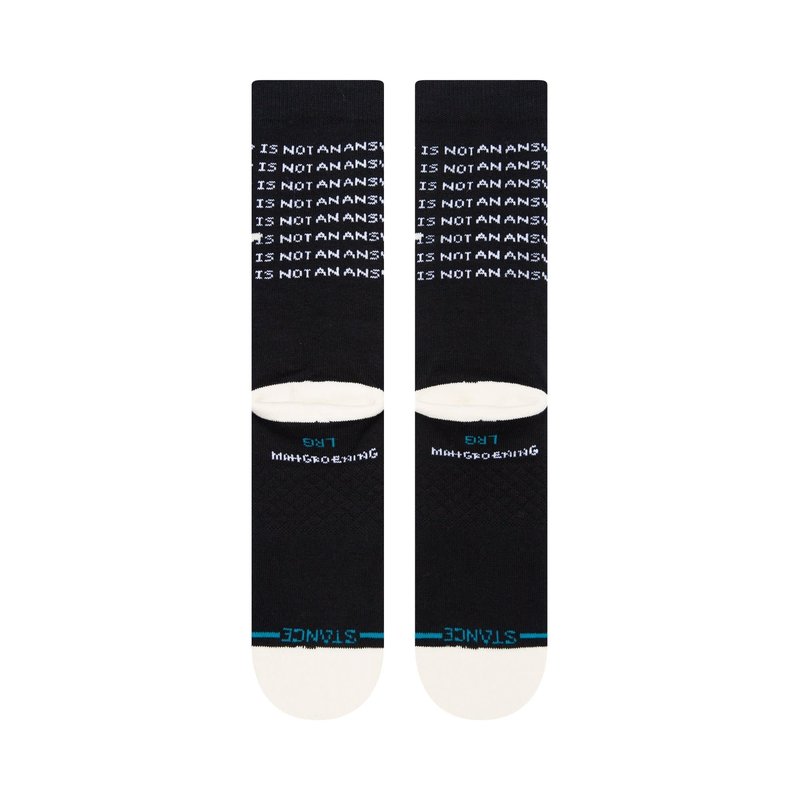 Stance The Simpsons Troubled Crew Socks - Black