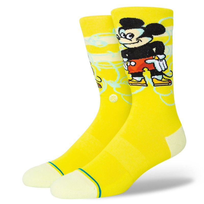 Stance Disney Mickey Dillon Froelich Crew Socks - Lime