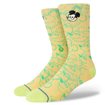 Stance Chaussettes Crew Disney Dillon Froelich Mickey - Moutarde