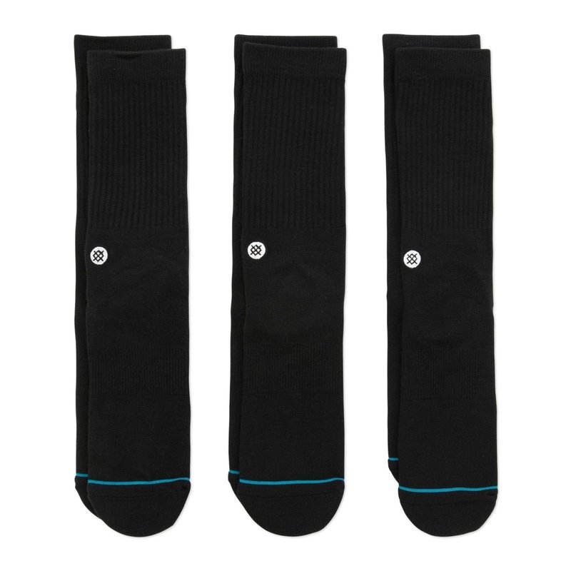 Stance Paquet de 3 Chaussettes Icon Crew - Noir