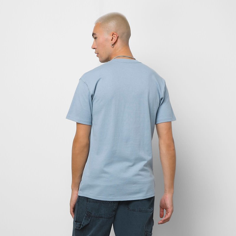Vans Woven Patch Pocket T-Shirt - Ashley Blue
